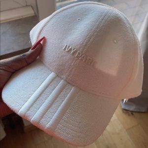 Adidas x Ivy park white backless cap